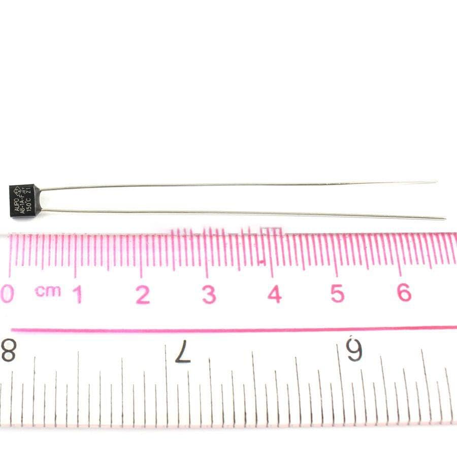 Generic 10 Pcs Thermal Fuse Cutoff TF 150 Degree 250V 1A A8-1A-F