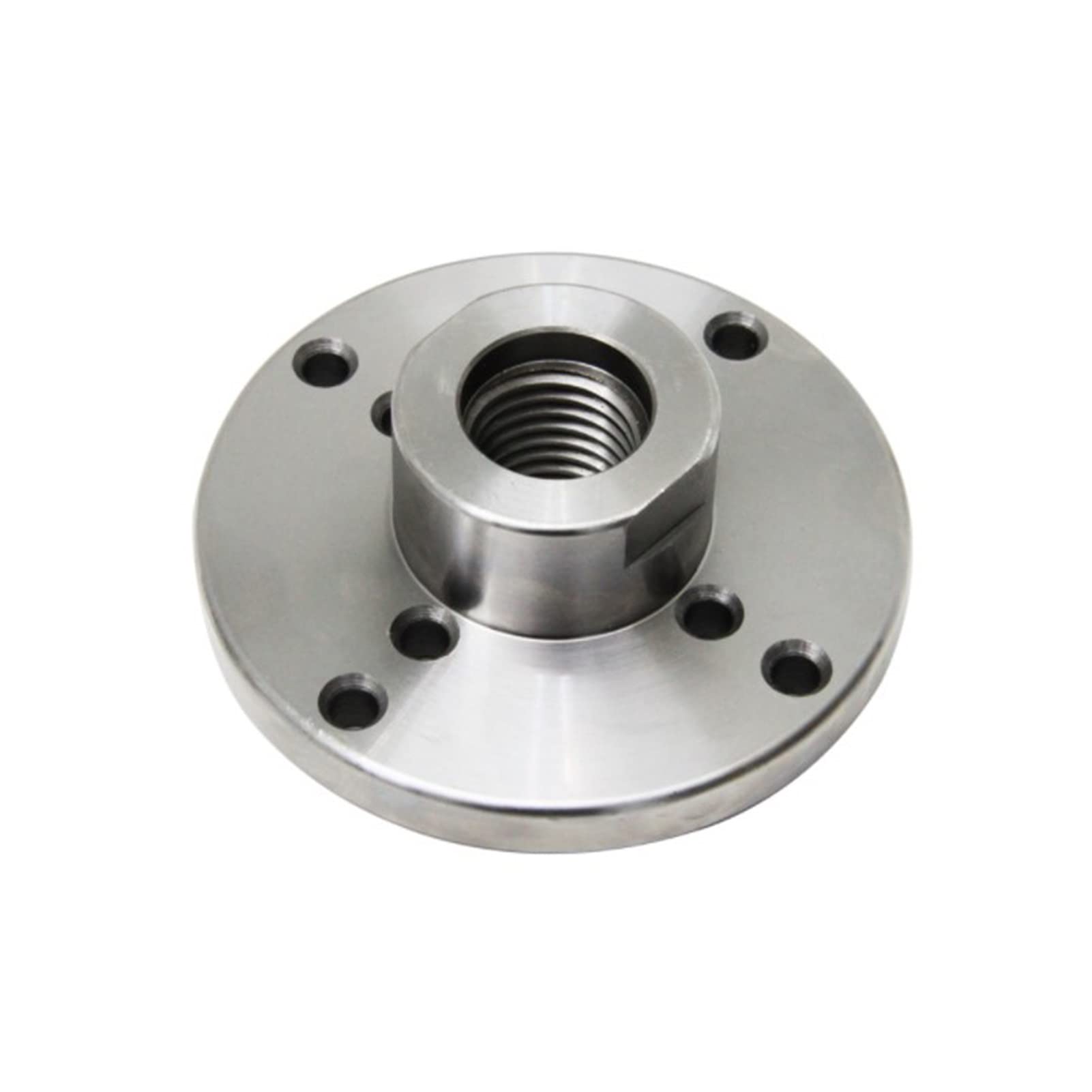 Plato de torneado para carpintería, Placa frontal de acero for torno madera, rosca M18 x 2, 5