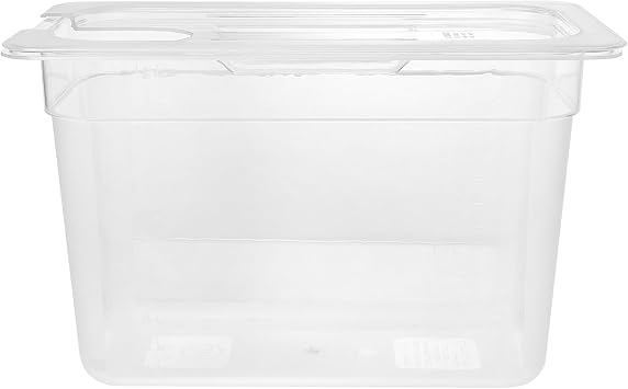 BESTonZON Sous Vide Container with Lid 6L Sous Vide Pot Slow Cooker Box Food Storage Container Sous Vide Accessories for Home Kitchen
