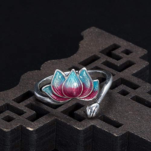 Bague d'éternité des bandes de mariage réglable en argent S925, cadeau précieux pour femme