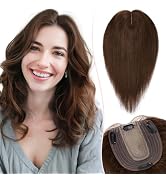 SEGO Pro Hair Toppers for Women Real Human Hair with No Bangs Human Hair Toppers for Women Topper...