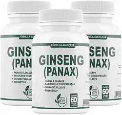 Ginsg P. 500mg 60 cáps - 3 Potes