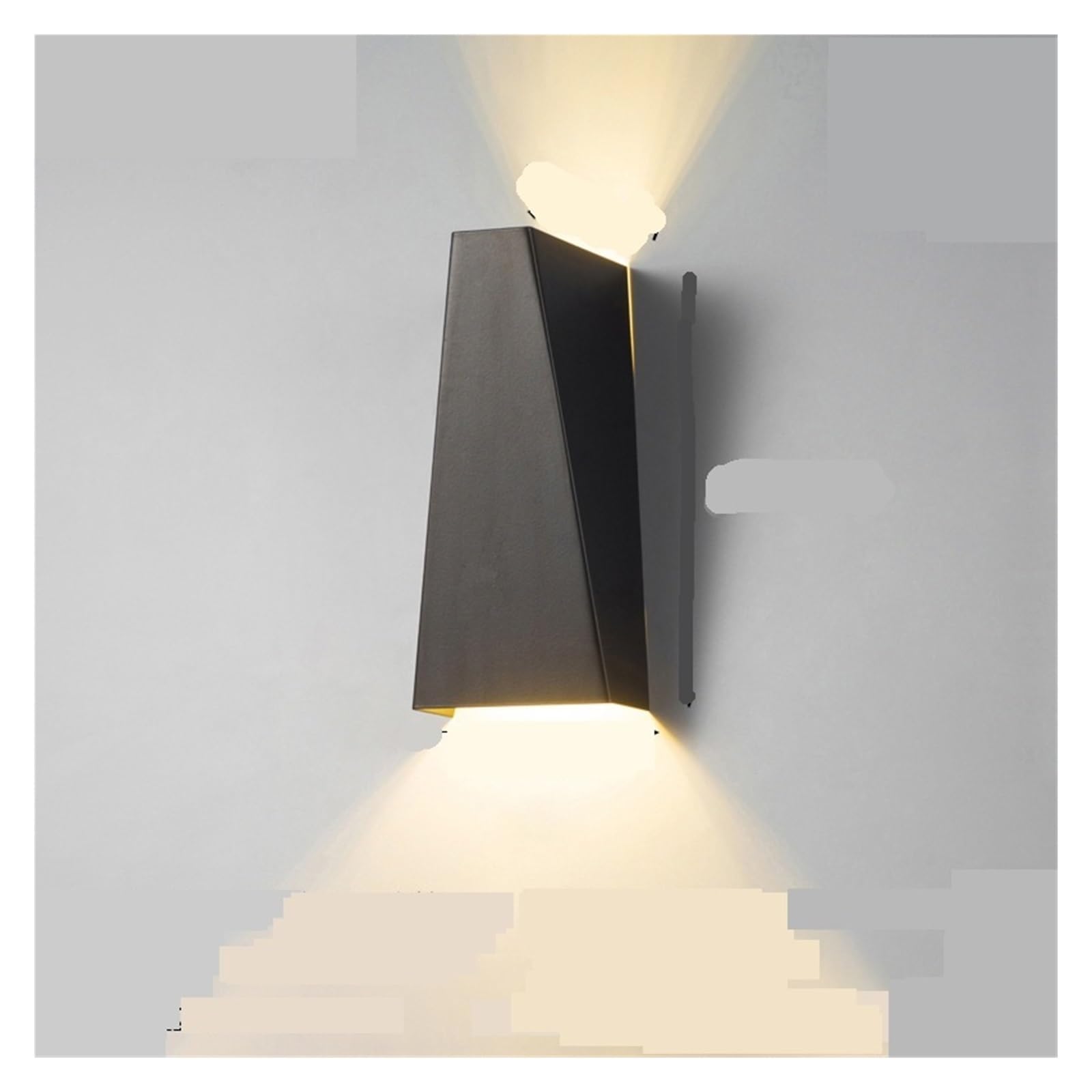 Applique LED intérieur moderne style nordique minimaliste noir mat