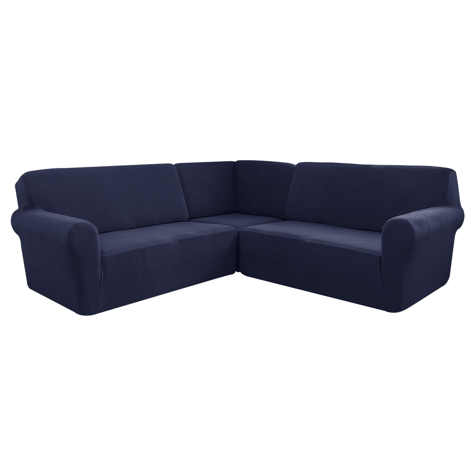 Housse de canapé d'angle en L extensible et lavable