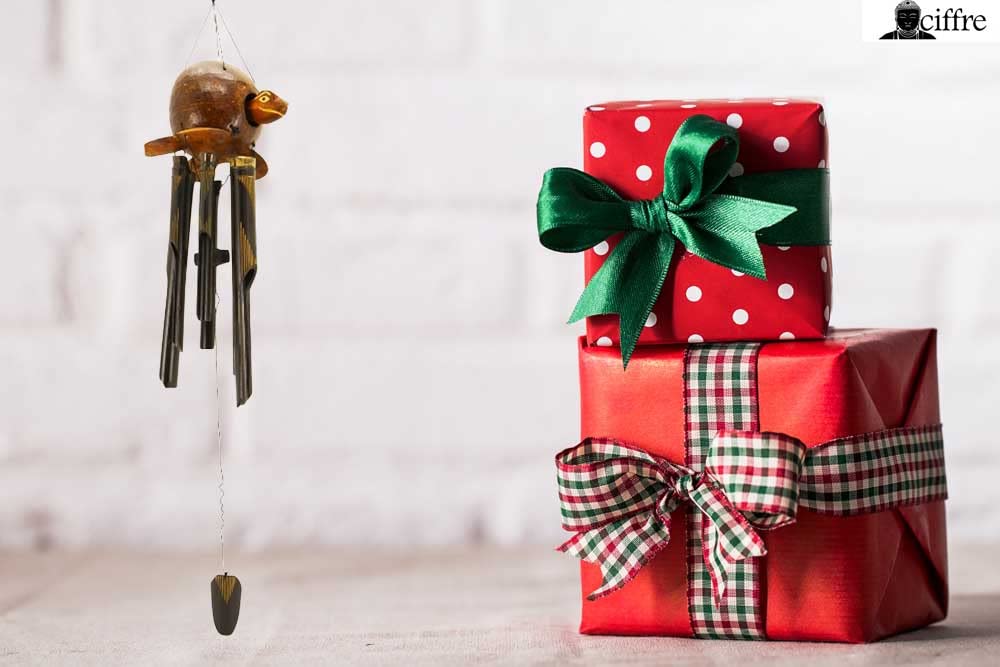 Premium 80cm Windspiel Holz Feng Shui Klangspiel Geschnitzt Kokosnuss Schildkröte Geschnitzt Guter Klang