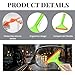 Wevdn Small Silicone Window Squeegee, Car Windshield Silicone Squeegee, Auto Windshield Water Blade Scraper with 5.9 Inch Blade and Non-Slip Handle for Window, Mirror, Glass Door (Light Green)