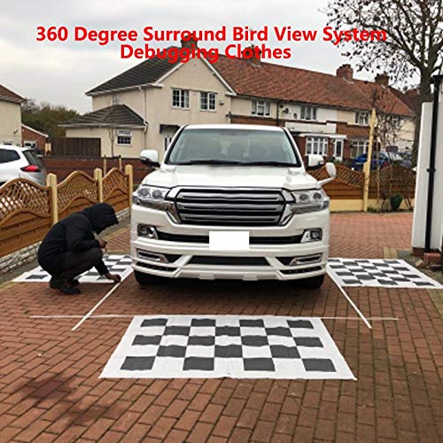 4Pcs Stoffe Kalibrierung Tuch für 360 Grad Umgebung Panorama DVR System mit Perspektive