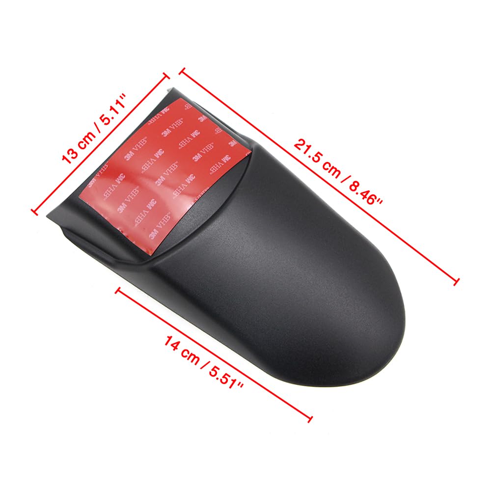 Extension Garde-Boue Avant Moto Dreamseek Pour Triumph Tiger 900 GT Pro / 850 Sport 2020-2023 – Protection Éclaboussures Noire