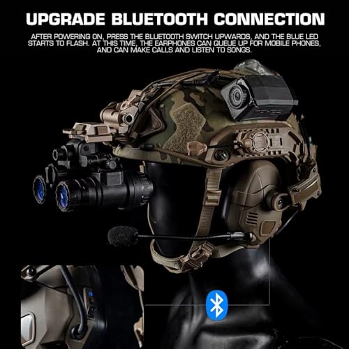 Orejeras de protección auditiva con Bluetooth para aislar el ruido del campo de tiro 4