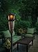 TIKI 1111218 Lamplight Flame and Solar Torch