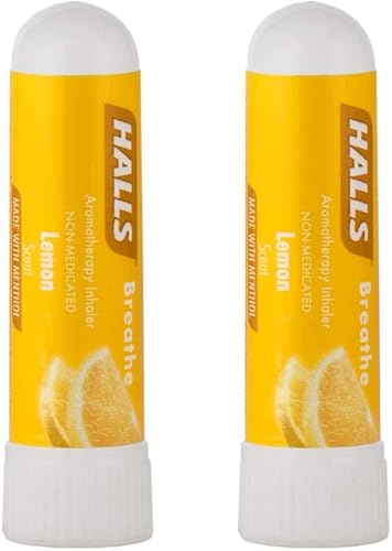 Miniatura 1 de SpaRoom HALLS - Aceite esencial de limón para aromaterapia con mentol y aceites esenciales 100% puros (paquete de 2)