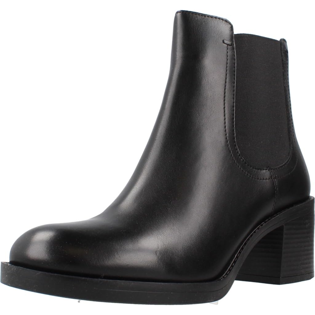 Geox Womens Dserilda60 Ankle Boot, Black, 2.5 UK