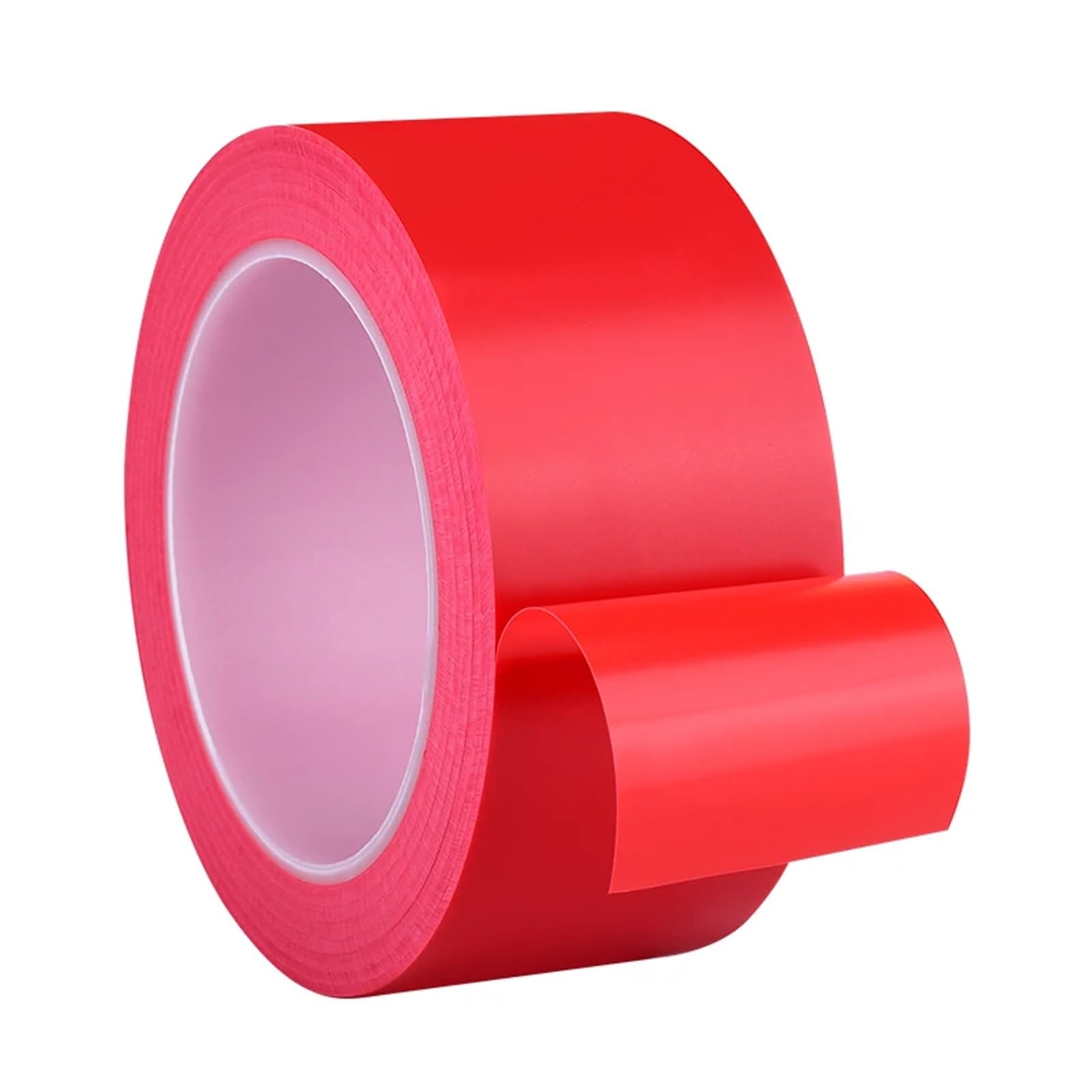 2 rollos de cinta advertencia peligro, seguridad for almacén, for suelo gimnasio Para Señalización Seguridad(Red,33.0M_0.15MM_50MM)
