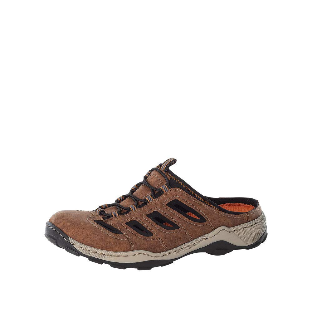Rieker Men's 8096 Loafer, Brown Combi, 6.5 UK