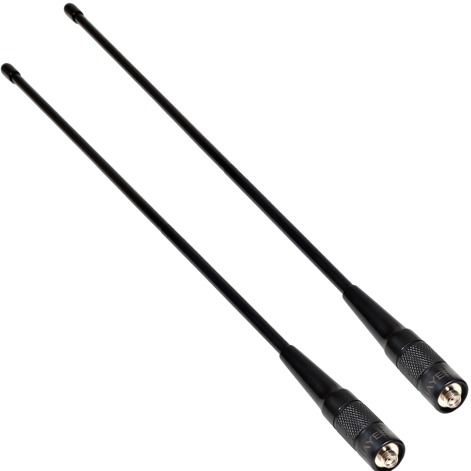 UAYESOK GMRS Antenna (462-467 MHZ) SMA-Female Soft Whip Upgrade for BaoFeng UV-9G UV-5G Plus/PRO GM-15 Pro MP31 BTECH GMRS-PRO TIDRADIO H8 Handheld Radios (2 Pack)