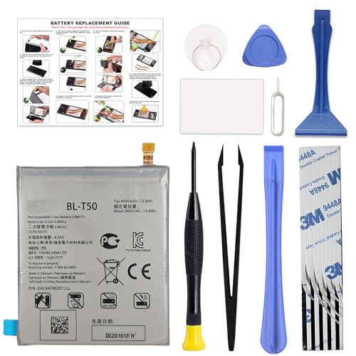 GREEN FUSION for LG Velvet 5G Battery (T-Mobile/Verizon), BL-T50 4000mAh Battery Only Compatible with LG Velvet 5G T-Mobile & Verizon (Not for AT&T) with Installation Instruction & Repair Toolkit