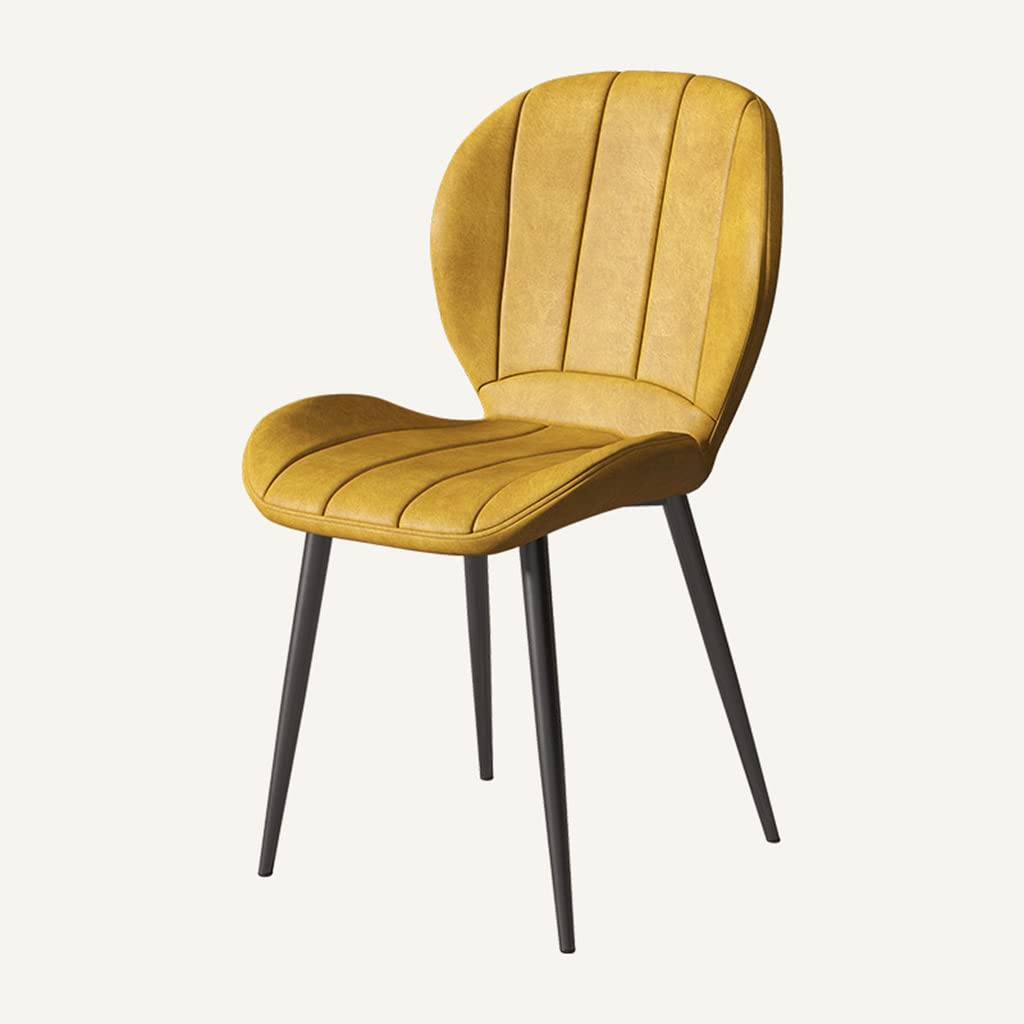 Chaise de maquillage jaune et confortable pour aménager un salon ou une cuisine