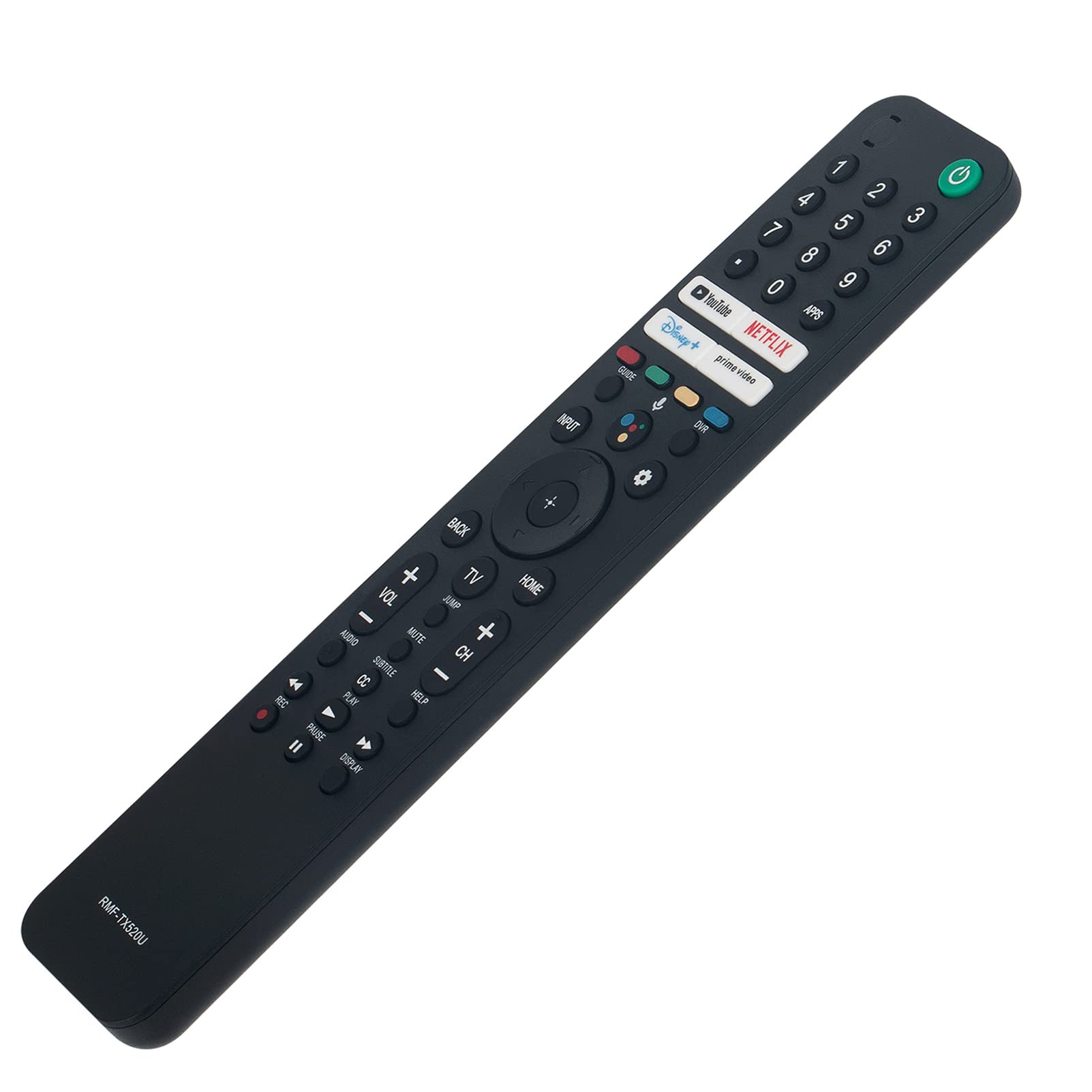 VINABTY RMF-TX520U Replacement Voice Remote Control Compatible with Sony 4K OLED Smart TV KD43X85J KD50X80J KD50X85J KD55X79J KD55X80CJ KD-55X80CJ KD-55X80J KD-55X85J KD-65X79J KD-65X80CJ KD75X85J