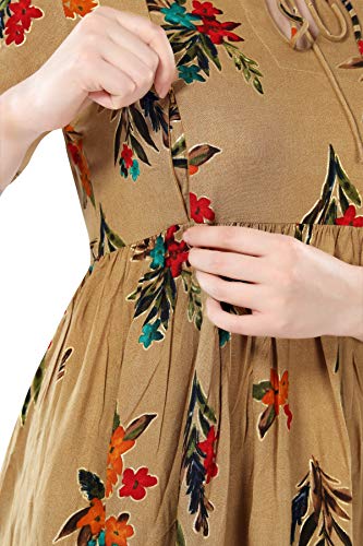 Image of AV2 Women's Rayon Relaxed Fit A Line Maternity Wear