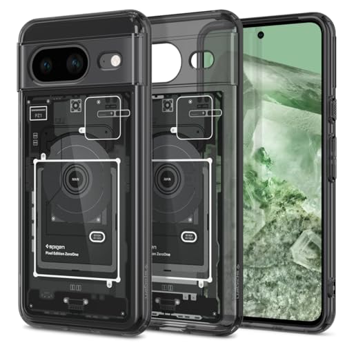 Image of Spigen for Pixel 8 Case, Ultra Hybrid [Anti-Yellowing] [Compatible with MagSafe] - Zero One