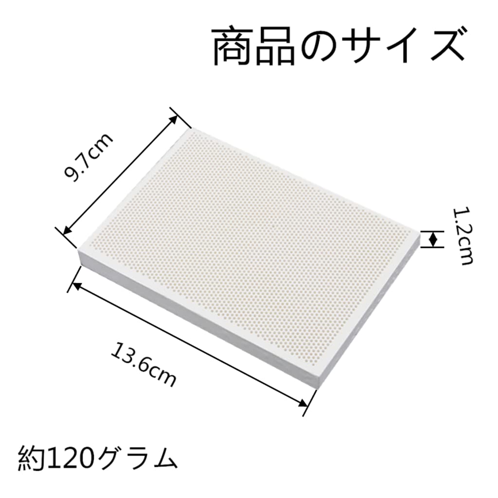 SHANGUP 2個入り 耐火れんが 2000ºF 耐火ボード ブロック セラミックハニカムはんだボード 宝石作業ツール ハニカムセラミックプレート