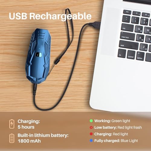 Bubbacare Anti Bell Gerät Hunde, Tragbares Ultraschall Antibell Ultraschall Gerät mit Doppelfrequenz, 16.4 Fuß Effektives Antibell für Hunde für das Training im Innen- und Außenbereich