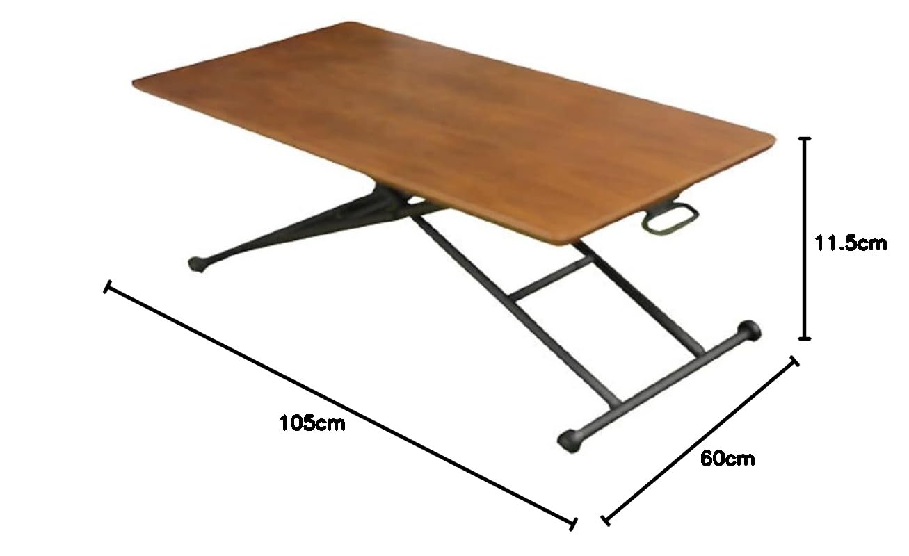 Amazon.co.jp: 昇降テーブル リフティングテーブル ブルーナ 105cm 