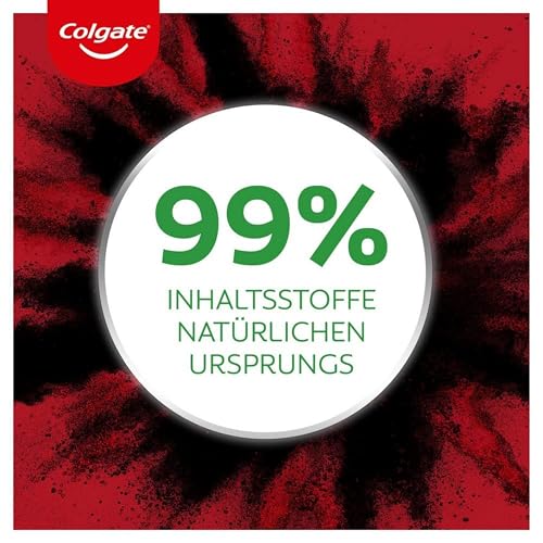 Colgate Zahnpasta Max White Charcoal 4x75ml - Zahncreme mit Aktivkohle, entfernt bis zu 100% der oberflächlichen Verfärbungen – Bild 3