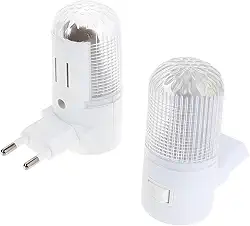 Kit Luminárias de Tomada Noturna Bivolt – Luz Suave para Quarto Infantil e Ambientes Aconchegantes - Kit com 2