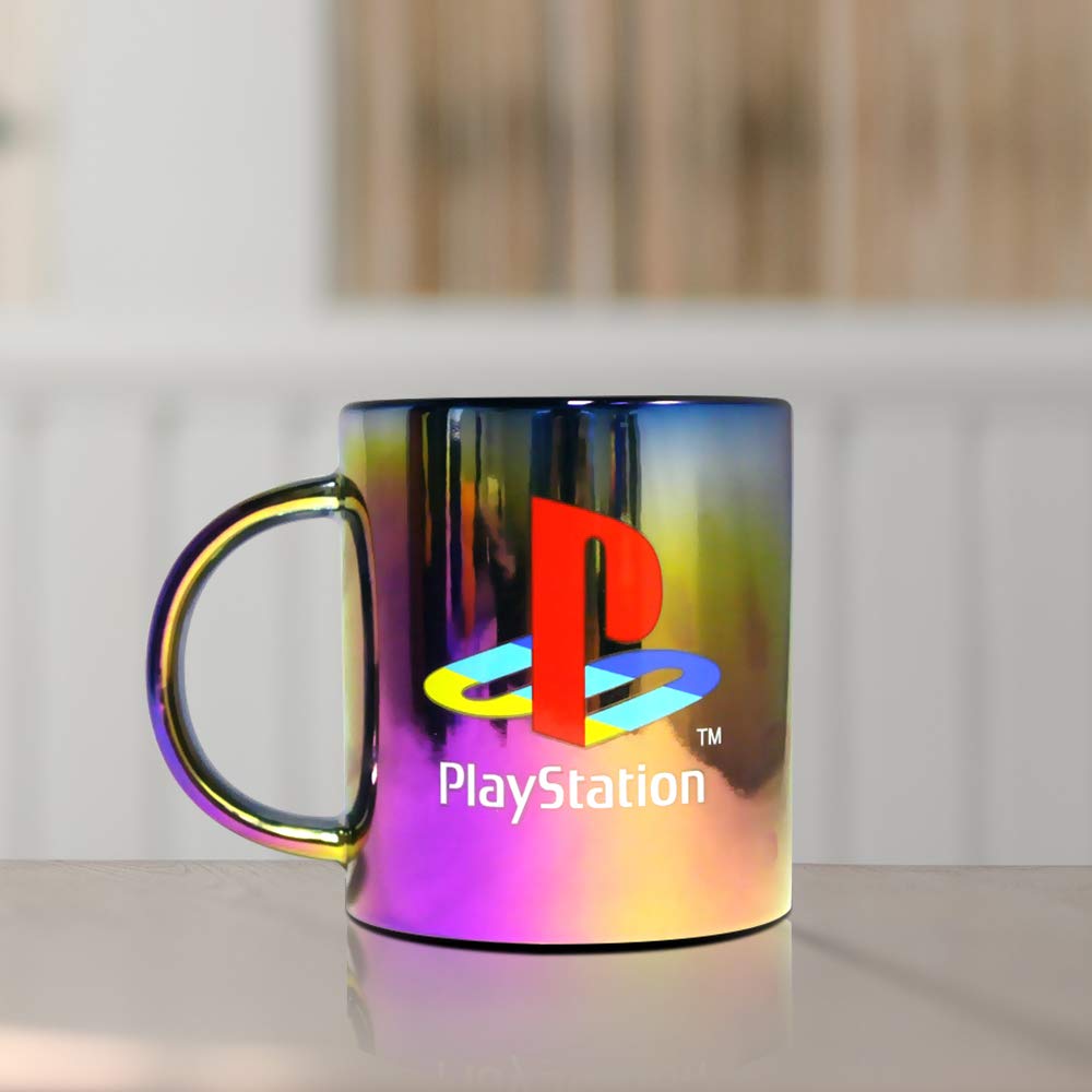 Amazon.com: JUST FUNKY Official PlayStation Coffee Mug, Electroplated  Finish,16 oz - Official Licensed Product : Home & Kitchen
