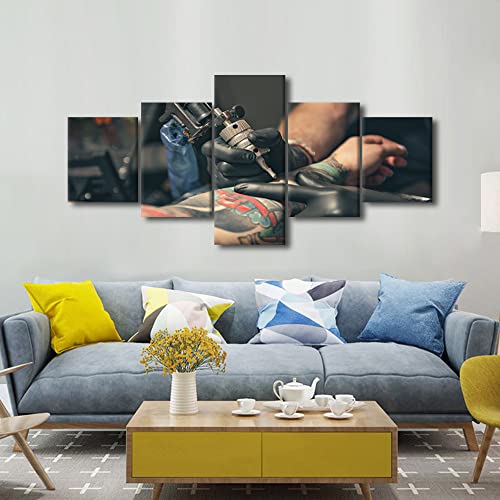 Tumovo ZBB02-WALL-TATTOO-5P-60-14 Tattoo Wall Art Landscape Wall Decor 5 Panels Home Decorations thumb #1