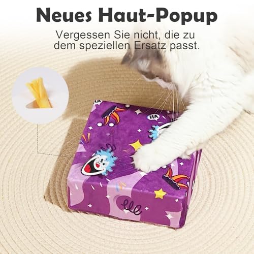 Migipaws-Katzenspielzeug-interaktiv-elektrisch-7-Loch-Mause-MigiBox-Intelligentes-FederspielzeugPappspielzeug-fur-gelangweilte-Katzen-wiederaufladbar-4St-Zubehor-Version-2 | Dealmeister.io Alt tag für bilder post titel
