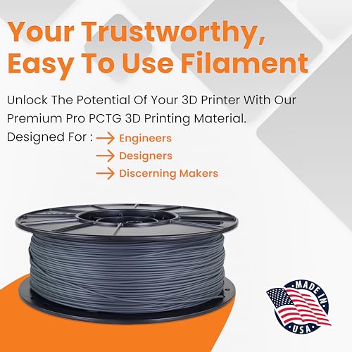 Image of 3D-Fuel Tough Pro PCTG Filament for 3D Printing, Better, Charcoal Gray