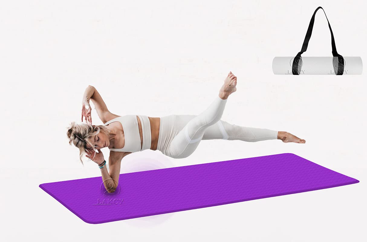 See full amazon price history chart for LAKCY ®Yoga Mat with Carrying Strap for Gym Workout and Yoga Exercise with 6mm Thickness, Anti-Slip Yoga Mat for Men & Women Fitness with EVA Quality(Qnty-1 Pcs) (Made in India (Color-Purple) LAKCY ®Yoga Mat with Carrying Strap for Gym Workout and Yoga Exercise with 6mm Thickness, Anti-Slip Yoga Mat for Men & Women Fitness with EVA Quality(Qnty-1 Pcs) (Made in India (Color-Purple) (B0968FN7KX) Amazon Price History, Amazon Price Tracker