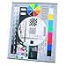 SEWACC Monitor Color Calibration Card, CCTV Calibration Tool, Camera Focus Adjustment Chart for Lens Resolution Testing, Display Color Accuracy Checker for Home Surveillance and Professional Use
