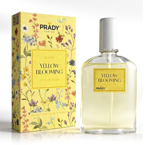 Prady - Yellow Blooming Eau de Toilette para Mujer 90ml - Fragancia Floral y Frutal - Aroma Fresco y Luminoso - Vaporizador