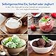 MEDION smarte Eismaschine mit Kompressor (selbstkühlend, 2 Liter, App Steuerung inkl. Eis-Rezepte, Joghurt, Eiscreme, Sorbet, LED Display, Edelstahl, MD12170)