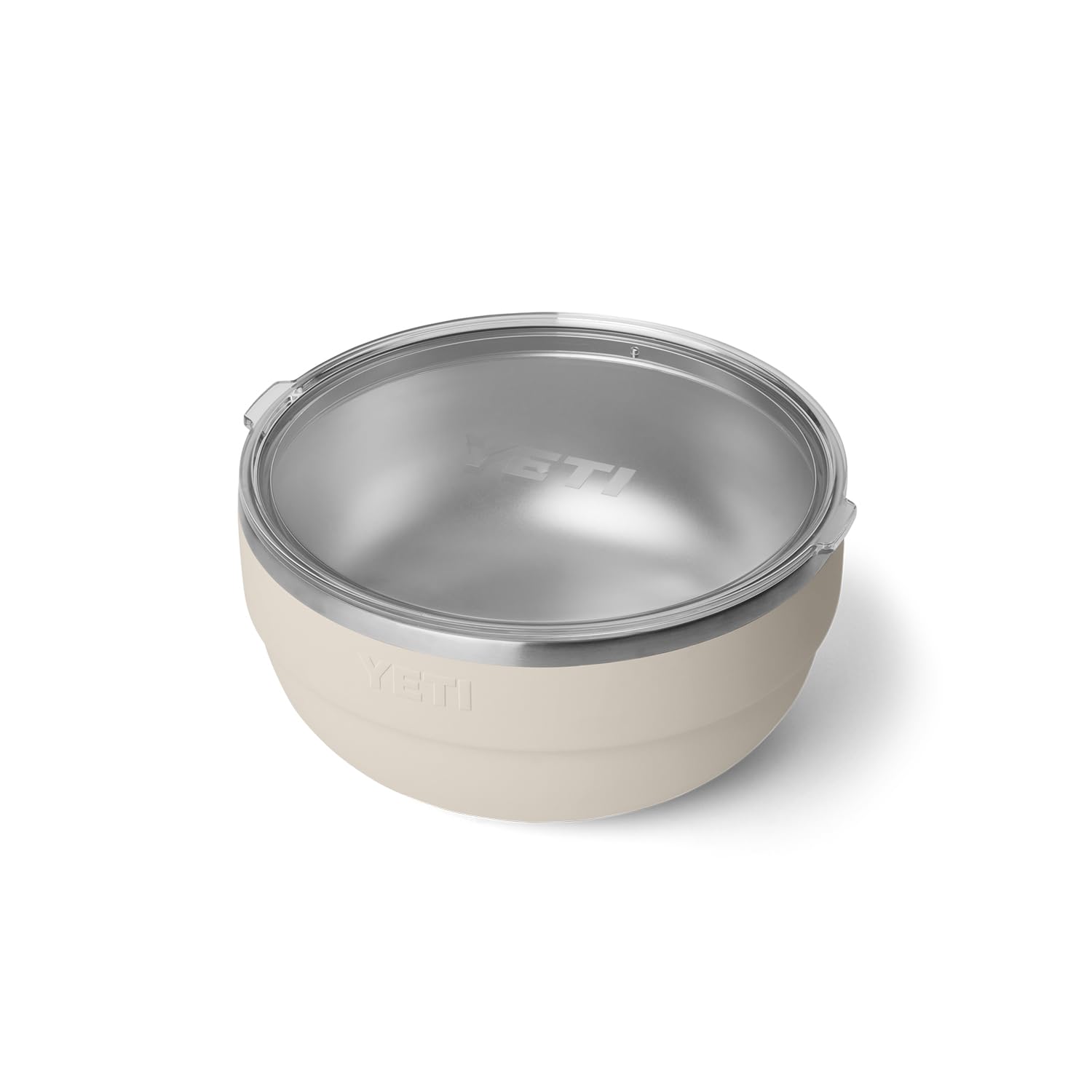 YETIRambler Bowl, Vacuum Insulated, Stackable and Nestable Stainless Steel Bowl with Lid, 4.5 Quart, Cape Taupe