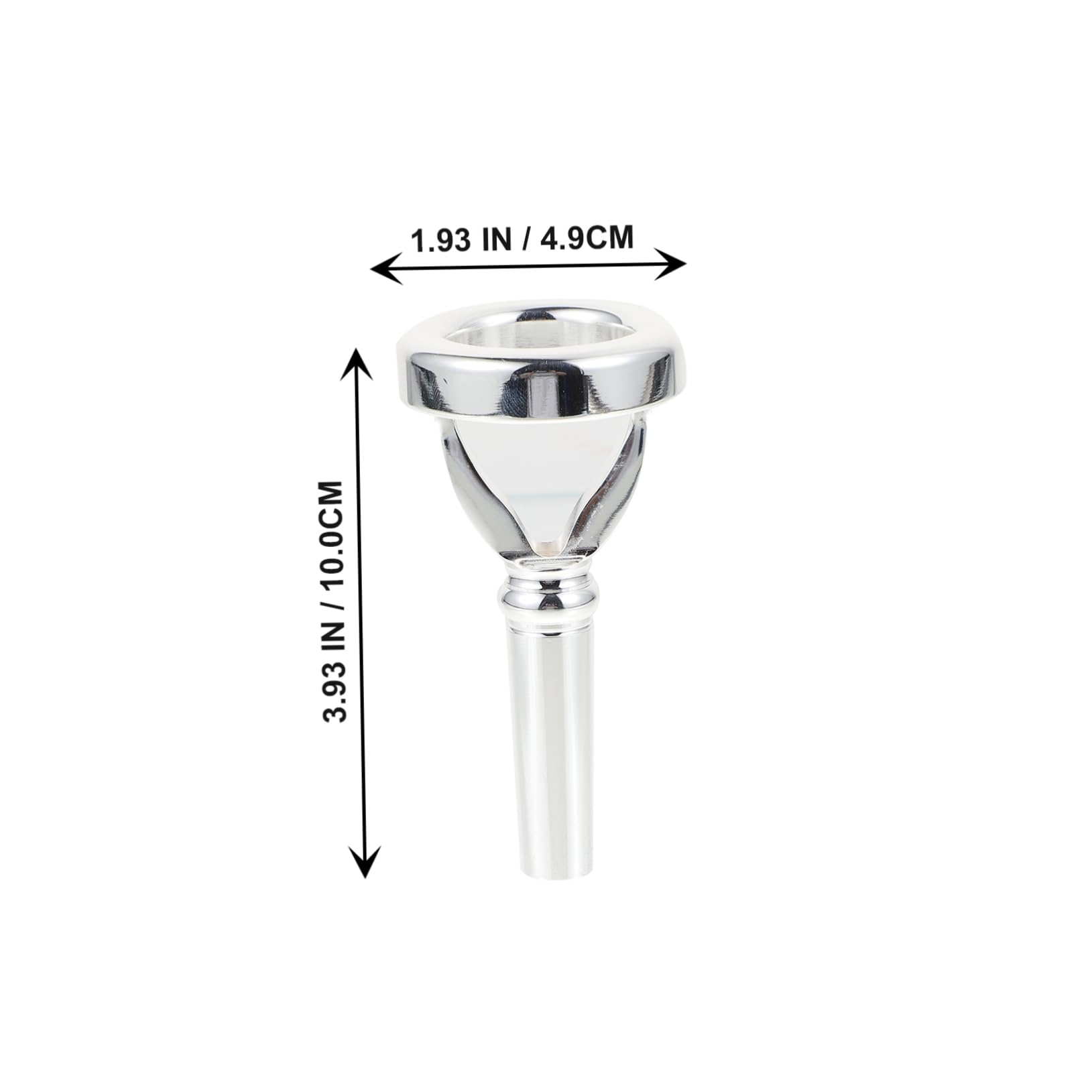 HANABASS Smooth Surface French Horn Mouthpiece Accessory for Classical Band Performance Portable and Elegant Design for Musicians Learning Horn Durable and Comfortable Use