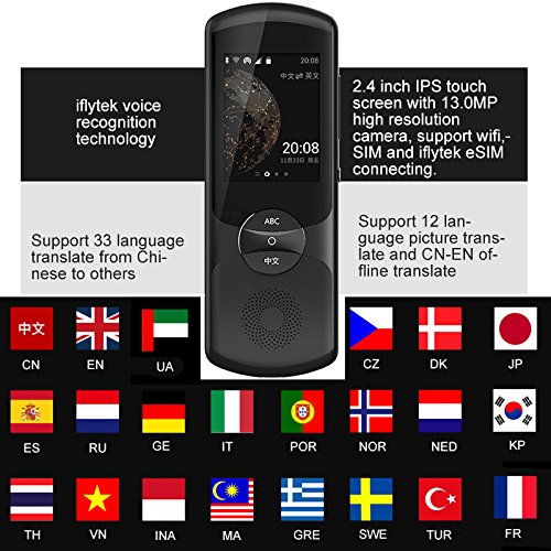 Traducteur de langue vocal instantané 2.0 AI traduire menus photos