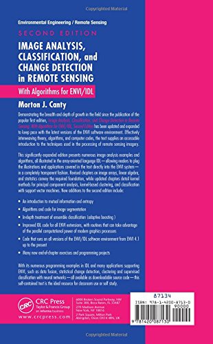 Image Analysis, Classification, and Change Detection in Remote Sensing: With Algorithms for ENVI/IDL: With Algorithms for ENVI/IDL, Second Edition