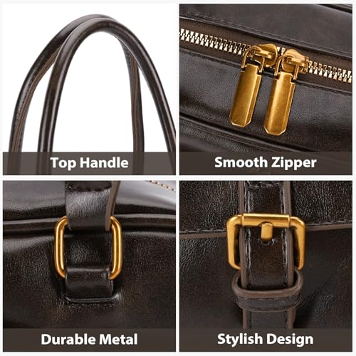 Shoulder Bag Retro Top Handle Bag Y2k 90s Multiple Pockets Designer Handbag Soft Trendy Underarm Purse4