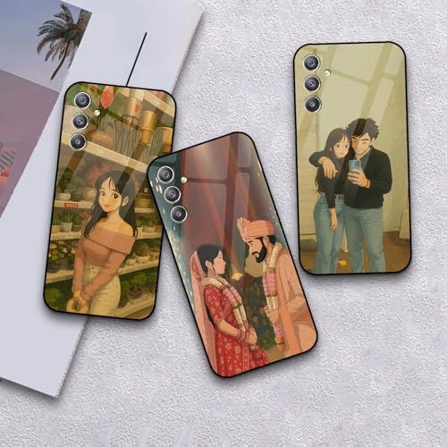 Image of COLORflow Back Cover Compatible with Samsung Galaxy A34 5G | Ghibli Studio Style Customized | Shockproof TPU Bumper with Camera Protection Back Cover Compatible with Samsung Galaxy A34 5G