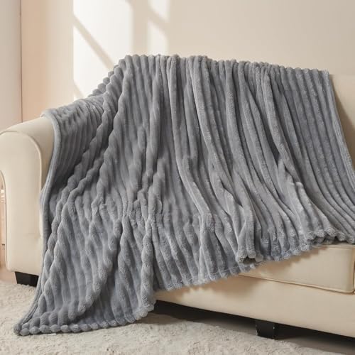 La Mejor Selección de Manta Sognare los mejores 5. 49 Jesir Manta de sofá de Felpa, acogedora y Suave Manta de Lana con Forro Polar, Tejido de Franela Ideal para el Invierno, Adecuada como Regalo para Hombres y Mujeres. (Gris...