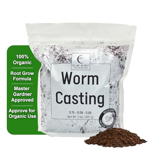 Elm Organic Worm Castings Fertilizer 2 lbs