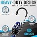 GOEASY0312 Premium Bungee Cords Heavy Duty - 20 pcs Bungee Cords with Hooks in A Storage Jar Includes 10