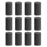 KINMINGZHU 12 Pieces Black Pre-Filter Sponge Foam Roll Accessories for Aquarium Fish Tank
