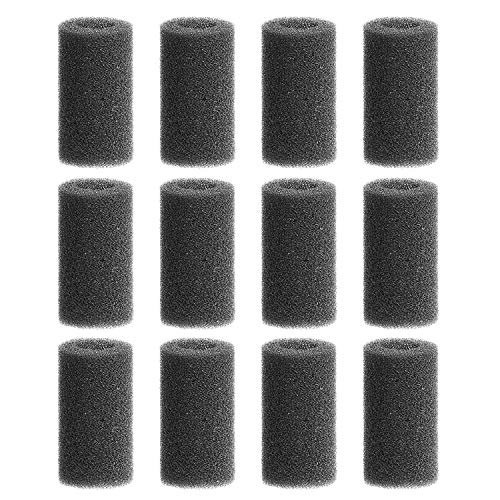 12 Pieces Black Pre-Filter Sponge Foam Roll Accessories for Aquarium Fish Tank - image 5