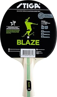 Stiga Blaze 1 Star Table Tennis Bat - Lightweight, Durable & Perfect for Beginners