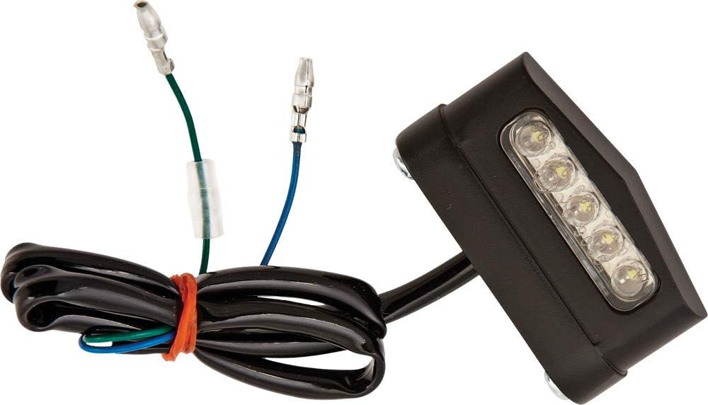 HardDrive L12-6024ABE: 3D License Plate Lights 5 Led Light Black